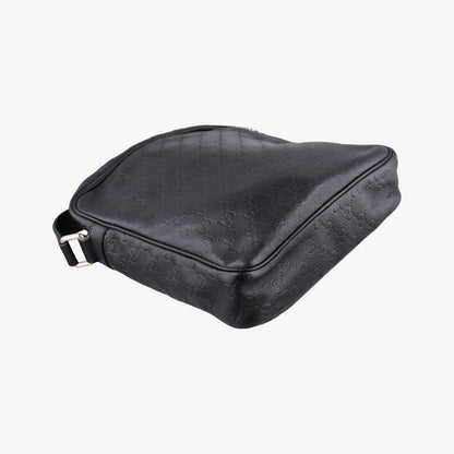 Gucci Guccissima Messenger Black Leather — view 7
