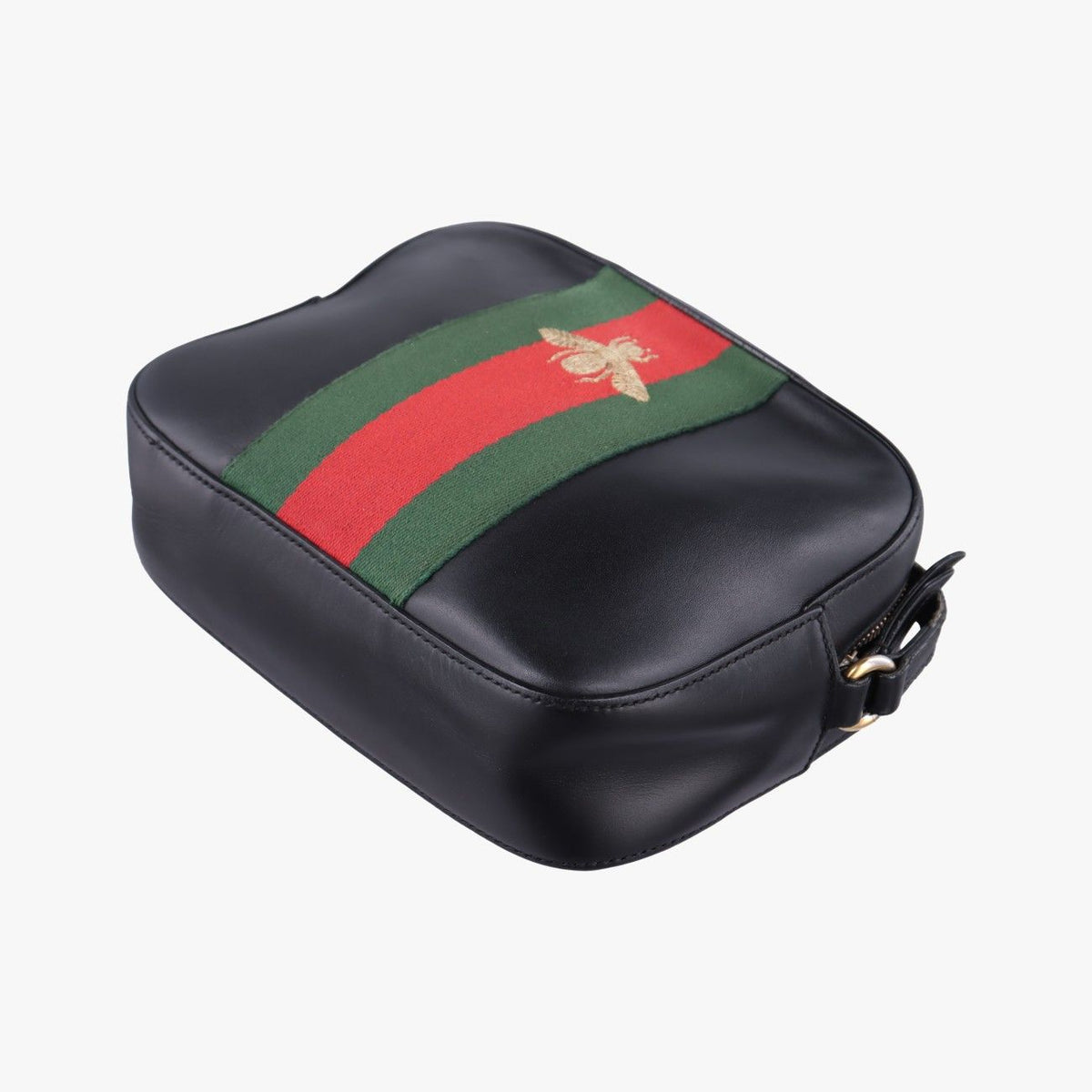 Gucci Bee Web Black Leather — view 4