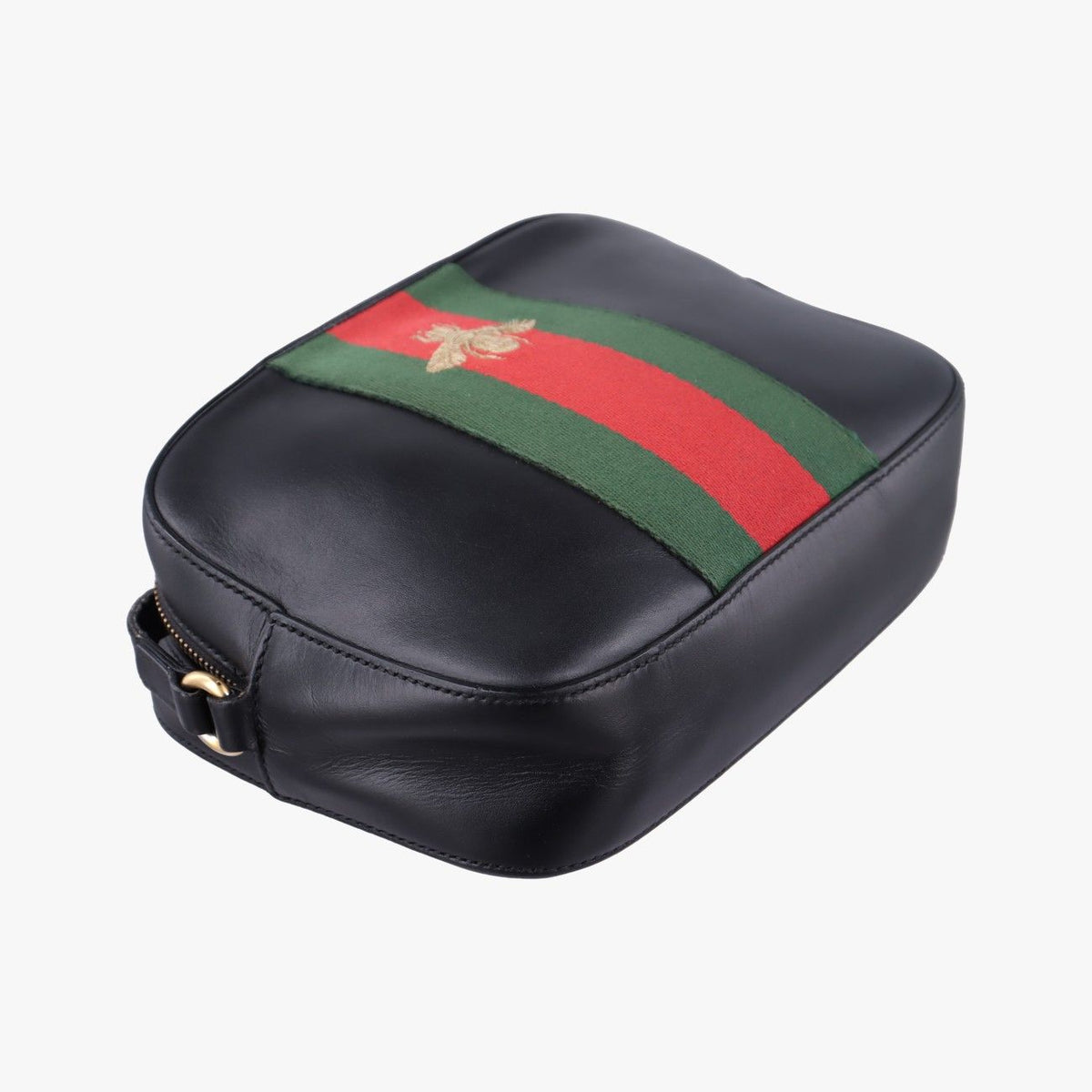 Gucci Bee Web Black Leather — view 5