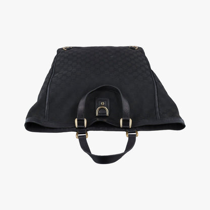 Gucci Abbey Black Canvas Leather — view 8