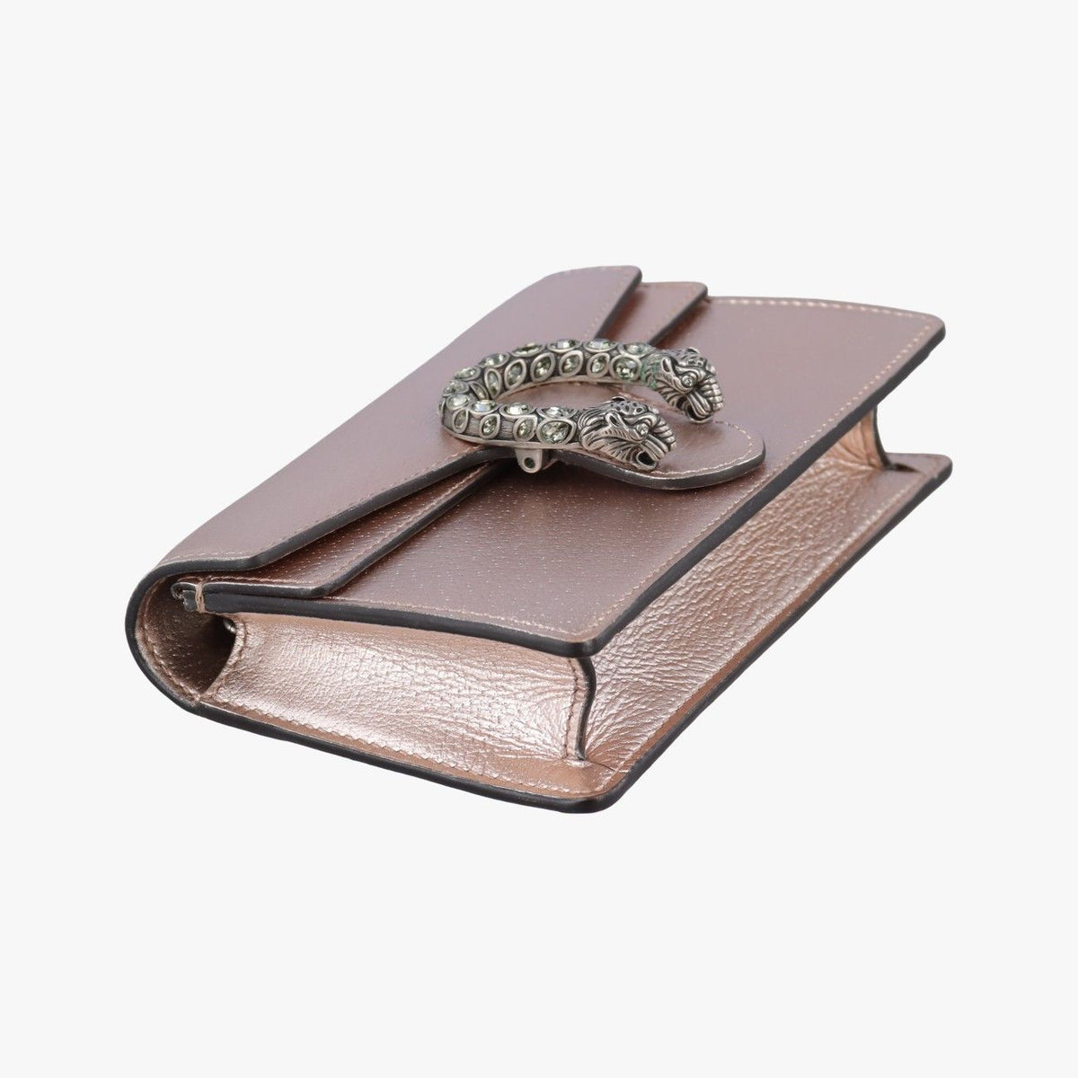 Gucci Dionysus Rose Gold Leather Shoulder Bag — view 5