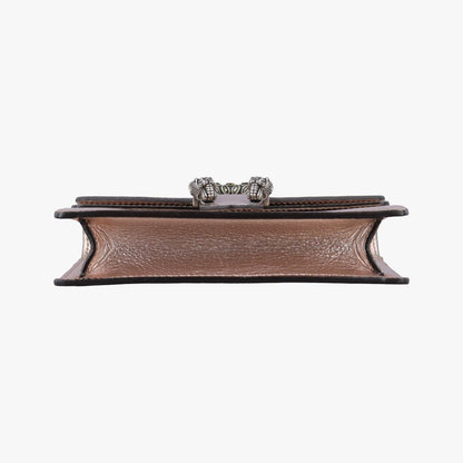 Gucci Dionysus Rose Gold Leather Shoulder Bag — view 3