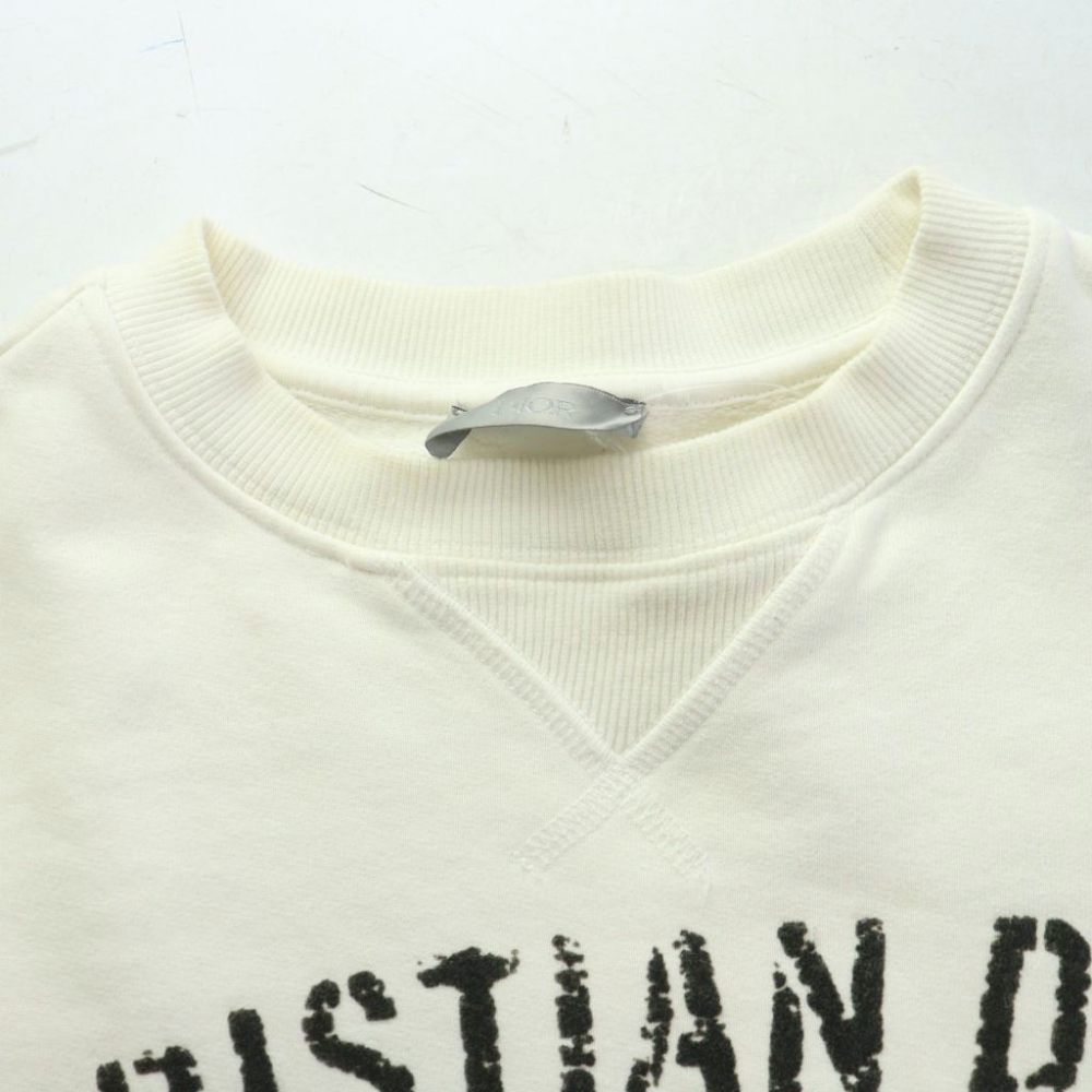 Dior Atelier Logo Crew Neck Sweatshirt XXS White — view 4