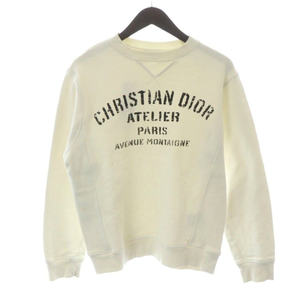 Dior Atelier Logo Crew Neck Sweatshirt XXS White