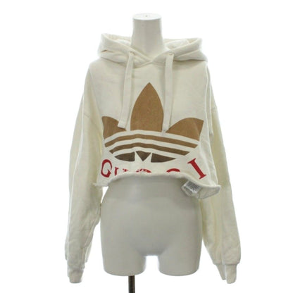 Gucci Adidas Collaboration Hoodie Hooded Sweatshirt Cutoff Short Length Trefoil
