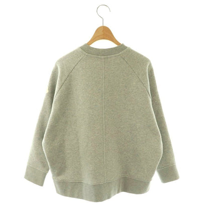 Moncler Brushed Lining Raglan Sweatshirt Pullover Heather Gray White XS — view 2