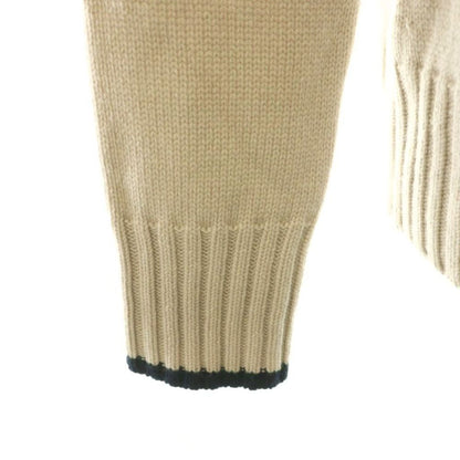 Max Mara S 'S Wool Cashmere High Neck Knit Sweater Long Sleeve S Light Greige — view 5