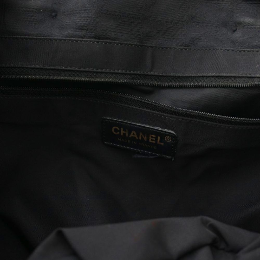 Chanel New Travel Line Tote Bag CC Logo Black — view 6