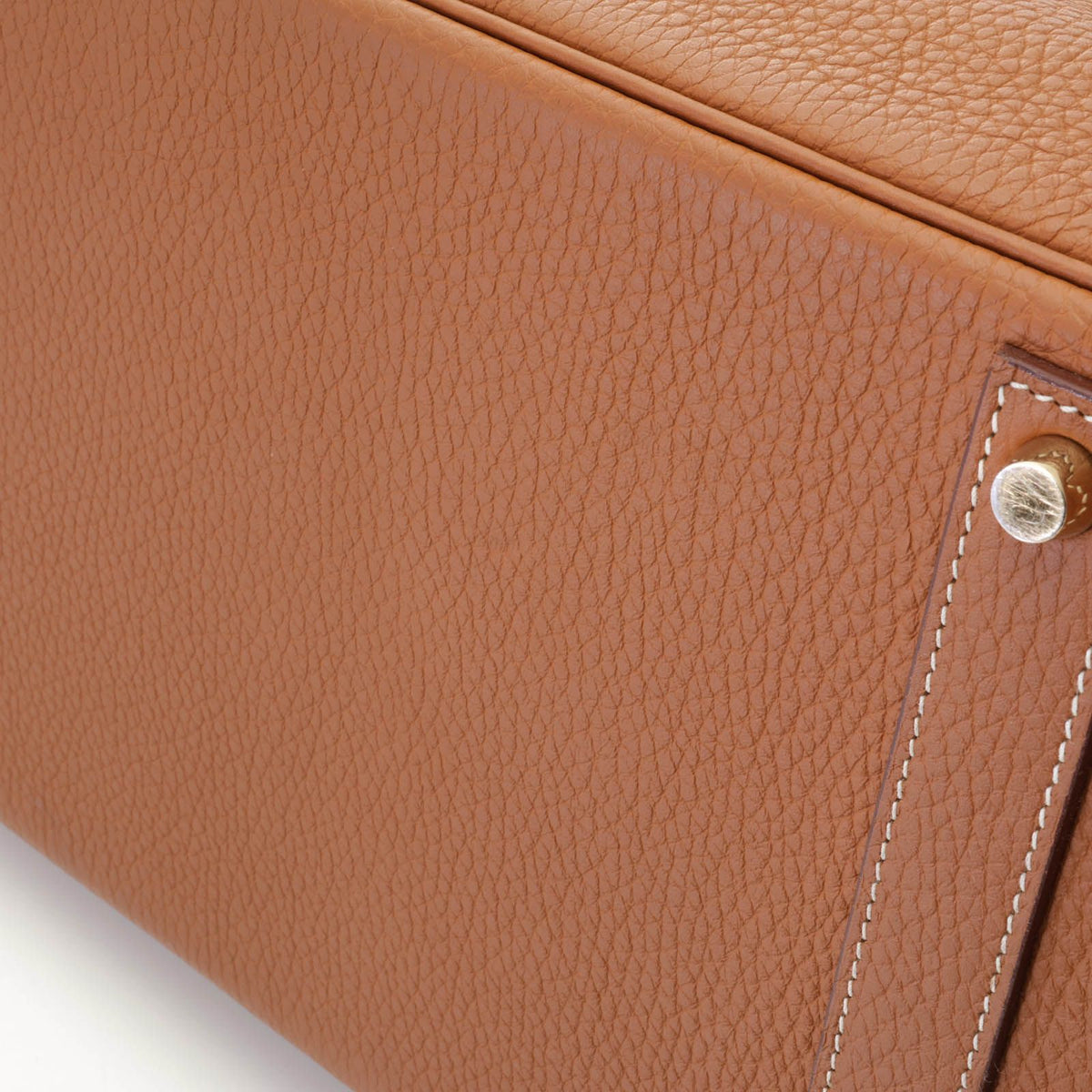 Hermes Birkin 40 Gold Handbag Togo — view 7