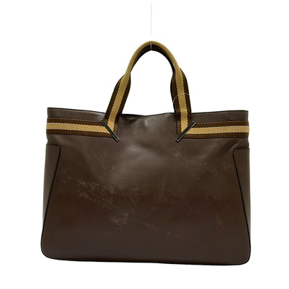 Gucci Tote Bag Dark Brown Leather — view 3