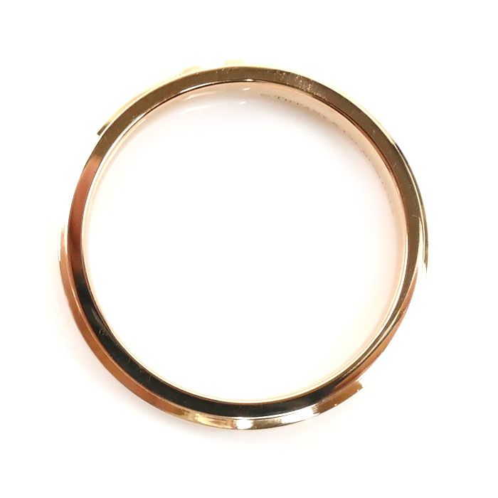 Tiffany & Co 18k Pink Gold T Two Narrow Ring Diamond — view 4