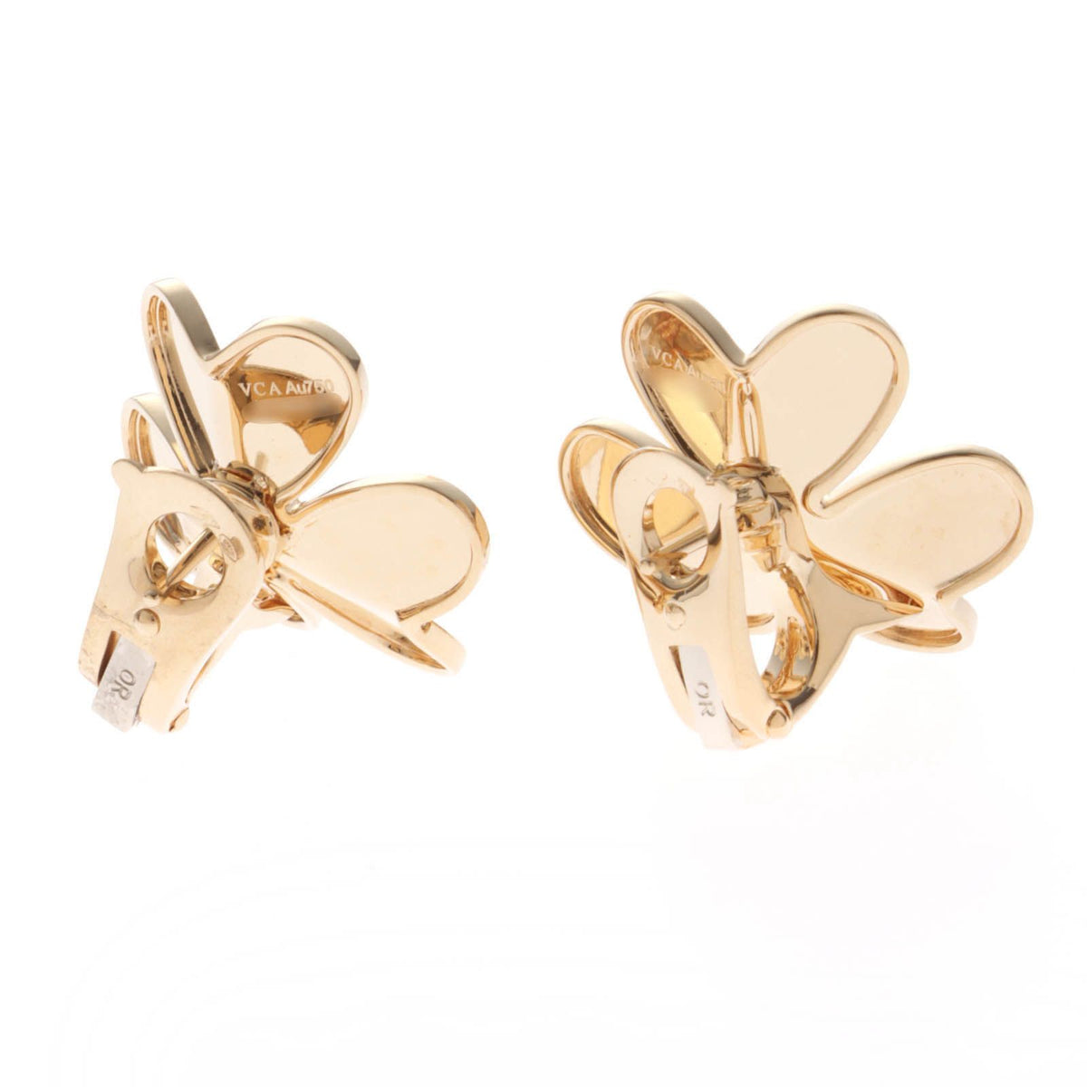 Van Cleef & Arpels Frivole Large Earrings YG D 18k Yellow Gold 18k — view 3