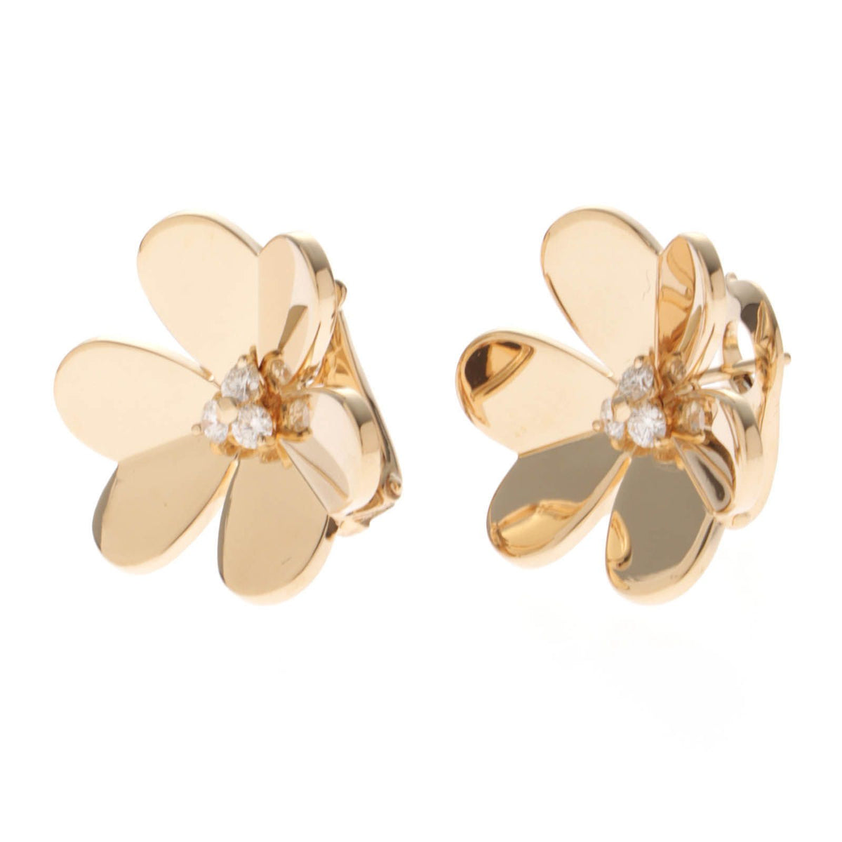 Van Cleef & Arpels Frivole Large Earrings YG D 18k Yellow Gold 18k — view 2
