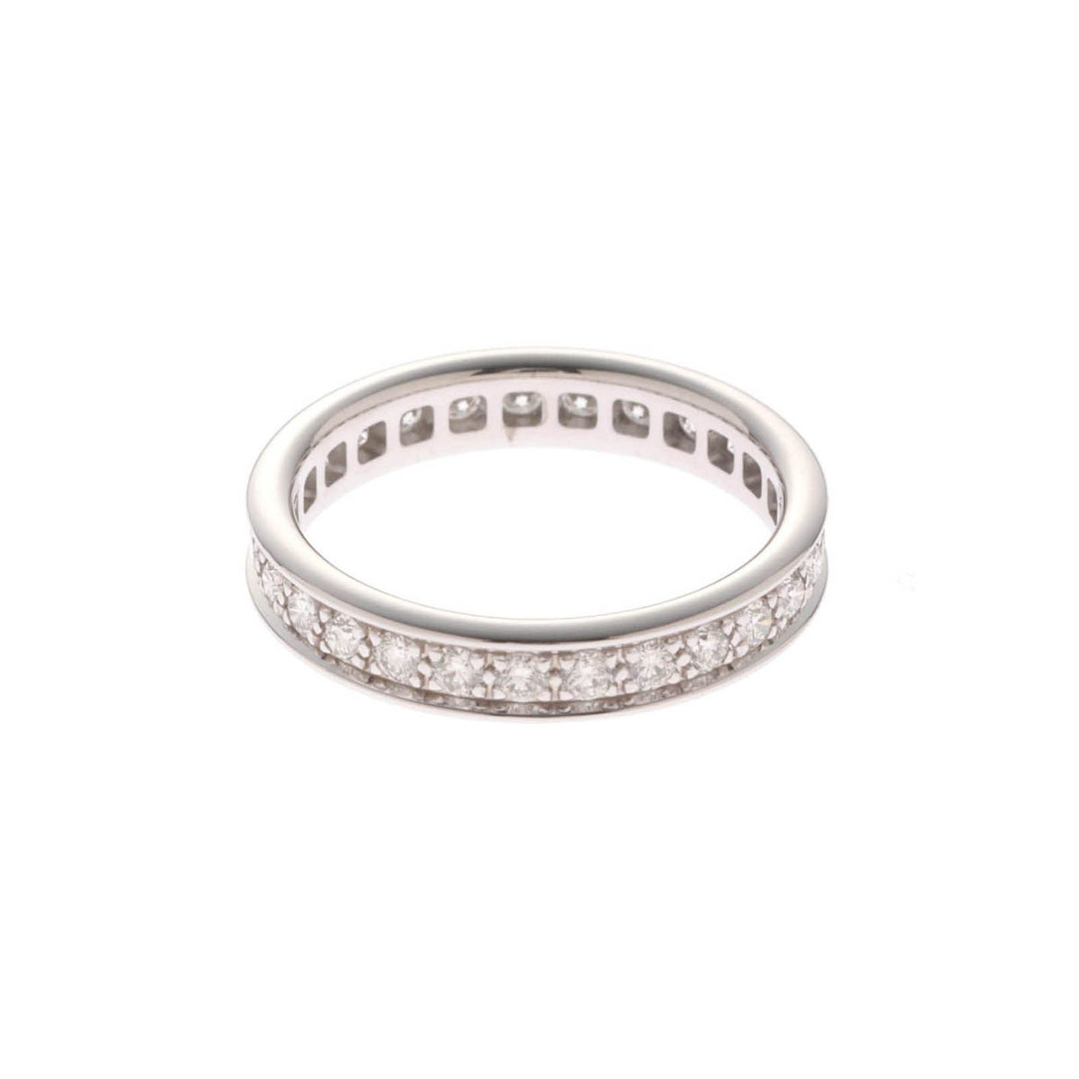 Cartier Ballerina Band WG D 46 Ring 18k White Gold 18k Silver — view 2