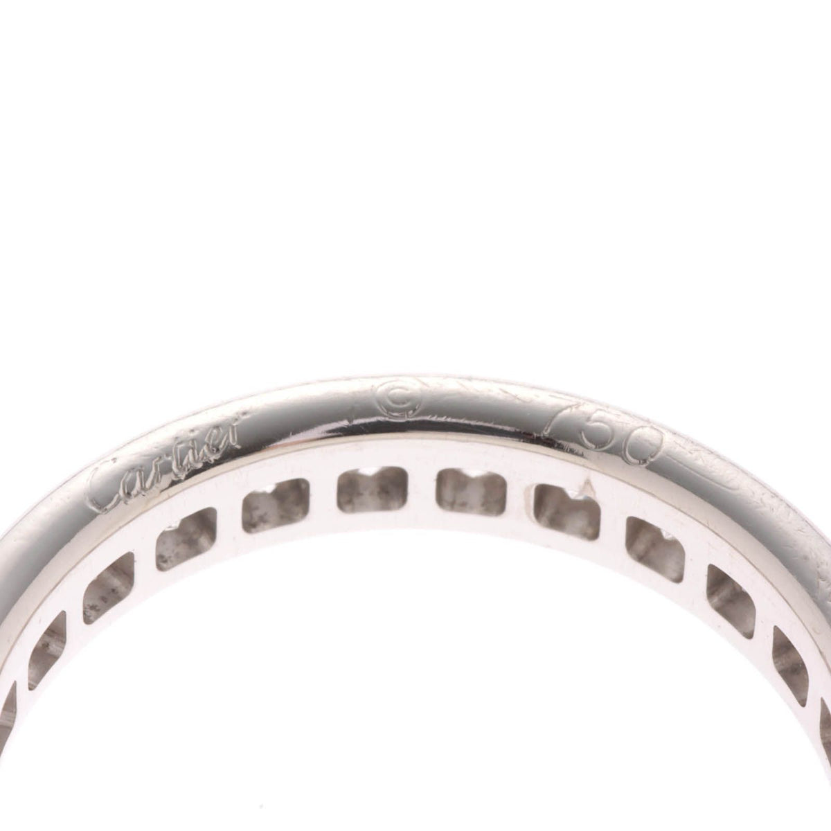 Cartier Ballerina Band WG D 46 Ring 18k White Gold 18k Silver — view 4