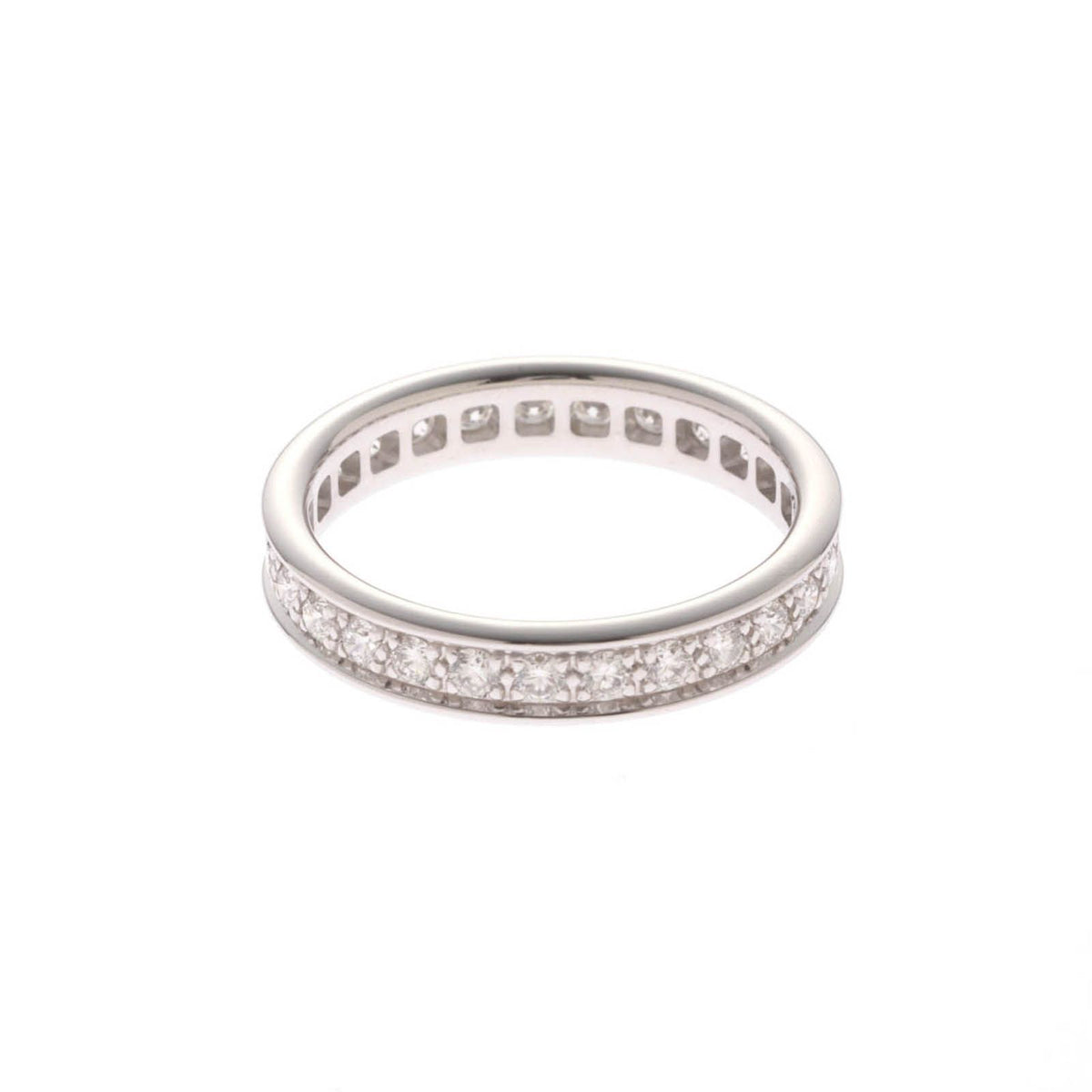 Cartier Ballerina Band WG D 46 Ring 18k White Gold 18k Silver — view 3