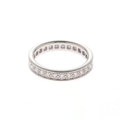 Cartier Ballerina Band WG D 46 Ring 18k White Gold 18k Silver