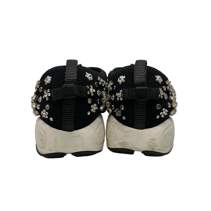Dior Sneakers Black Clear Sequins Rhinestone Beads — view 3