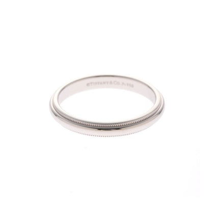 Tiffany & Co Milgrain Band PT Ring Platinum Silver