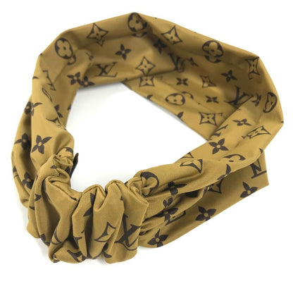 Louis Vuitton Headband Monogram Reverse Nylon Beige — view 4