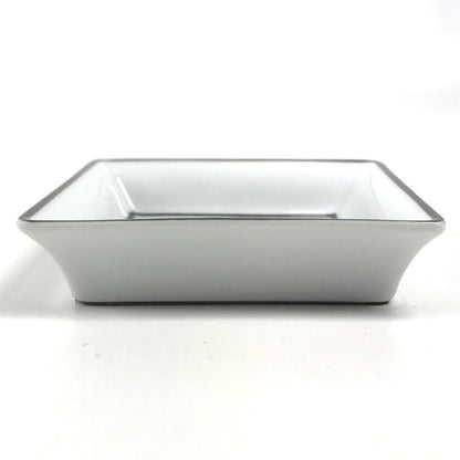 Hermes Ashtray Logo Elephant Hommage L Afrique Glass White — view 3