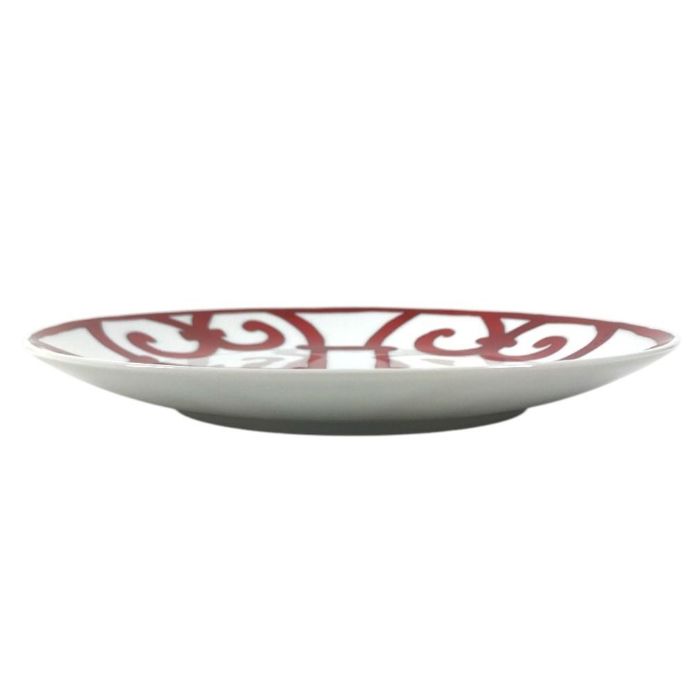 Hermes Plate Guadalquivir 17 Ceramic Red — view 5