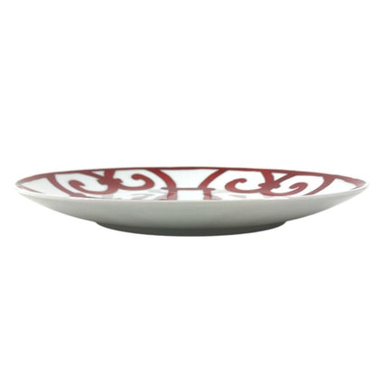 Hermes Plate Guadalquivir 17 Ceramic Red — view 5
