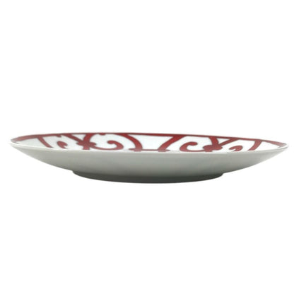 Hermes Plate Guadalquivir 17 Ceramic Red — view 4