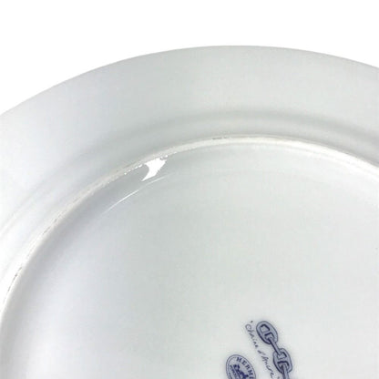 Hermes Plate 27 Chaine D'ancre Logo Dinner Ceramic White — view 8