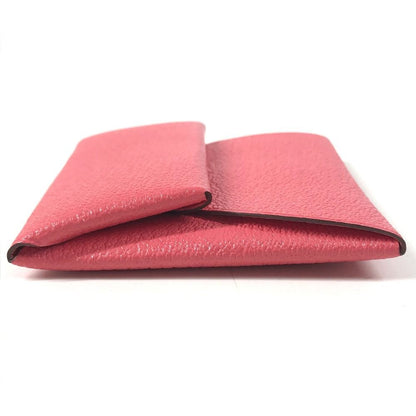 Hermes Coin Purse Bastia Chevre Rose Azalea Pink — view 4