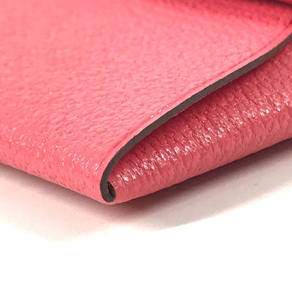 Hermes Coin Purse Bastia Chevre Rose Azalea Pink — view 6