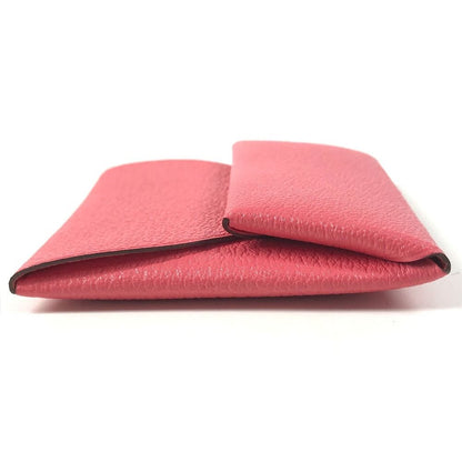 Hermes Coin Purse Bastia Chevre Rose Azalea Pink — view 3