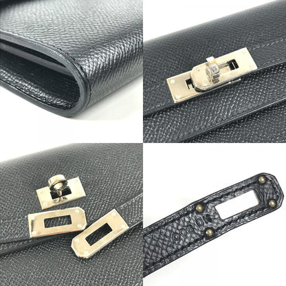 Hermes Wallet Kelly Epsom Black — view 7