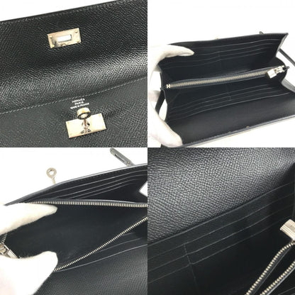 Hermes Wallet Kelly Epsom Black — view 8