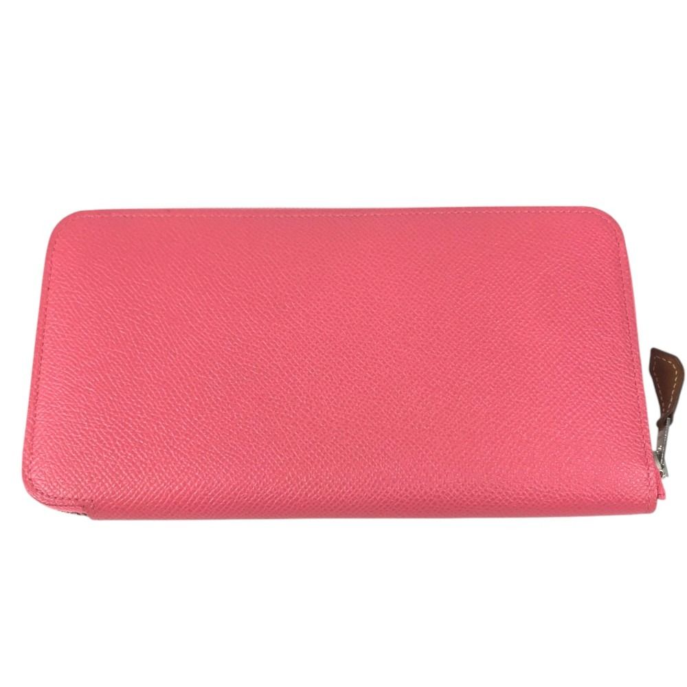 Hermes Wallet Azap Long Silk'in'in Epsom Rose Azare Pink — view 2
