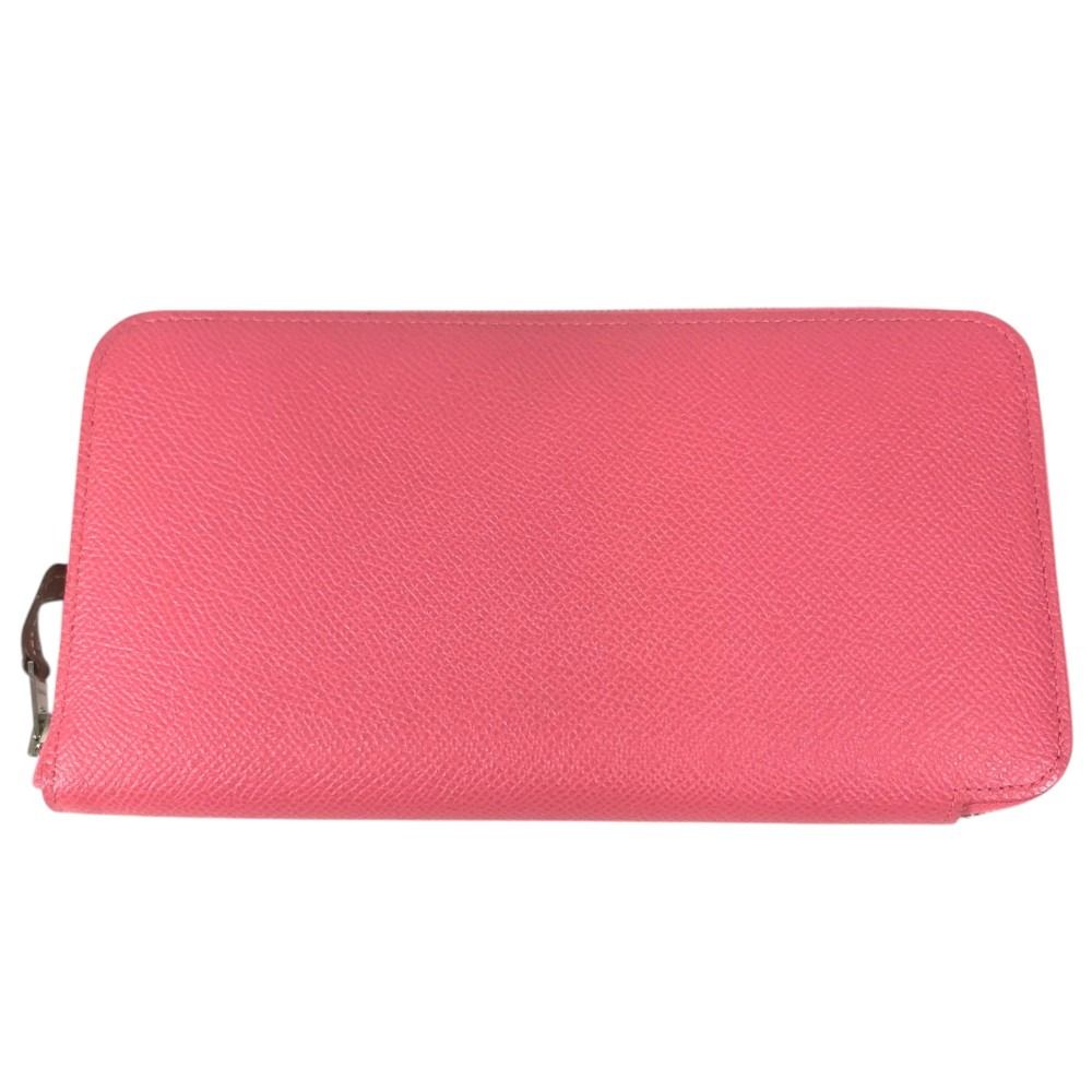 Hermes Wallet Azap Long Silk'in'in Epsom Rose Azare Pink