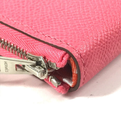 Hermes Wallet Azap Long Silk'in'in Epsom Rose Azare Pink — view 7
