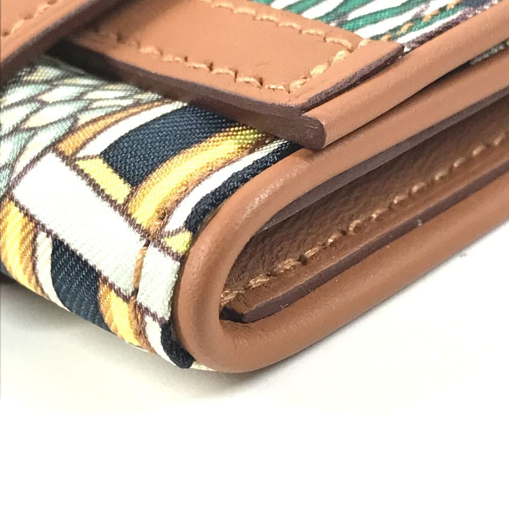 Hermes Bifold Wallet Avexois Compact Animapolis Silk Multicolor — view 6