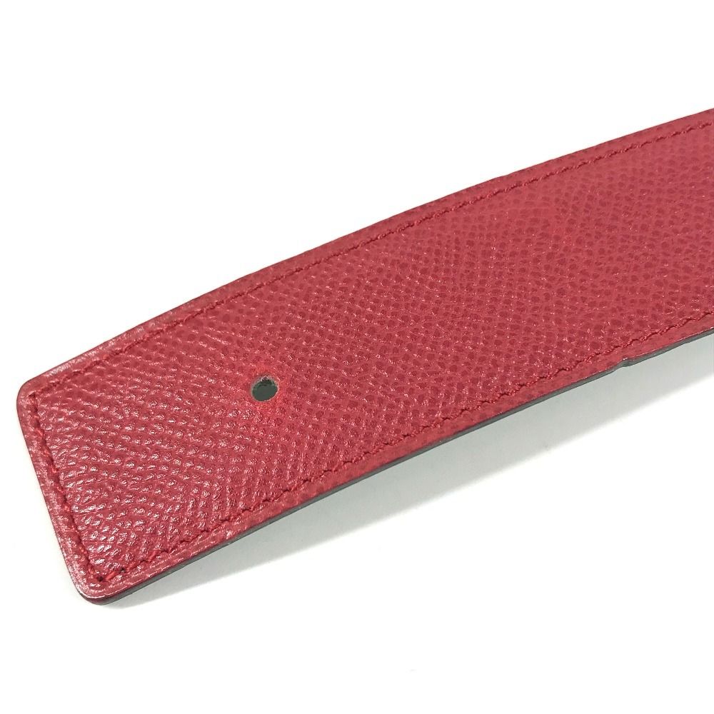Hermes Belt Bicolor Leather Red — view 6