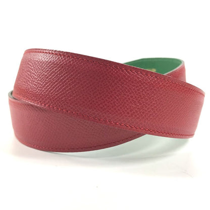 Hermes Belt Bicolor Leather Red