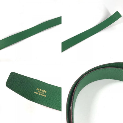 Hermes Belt Bicolor Leather Red — view 8