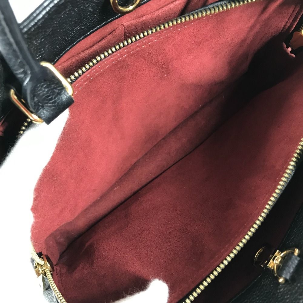 Louis Vuitton Handbag Montaigne BB Monogram Empreinte Leather Noir Black — view 5