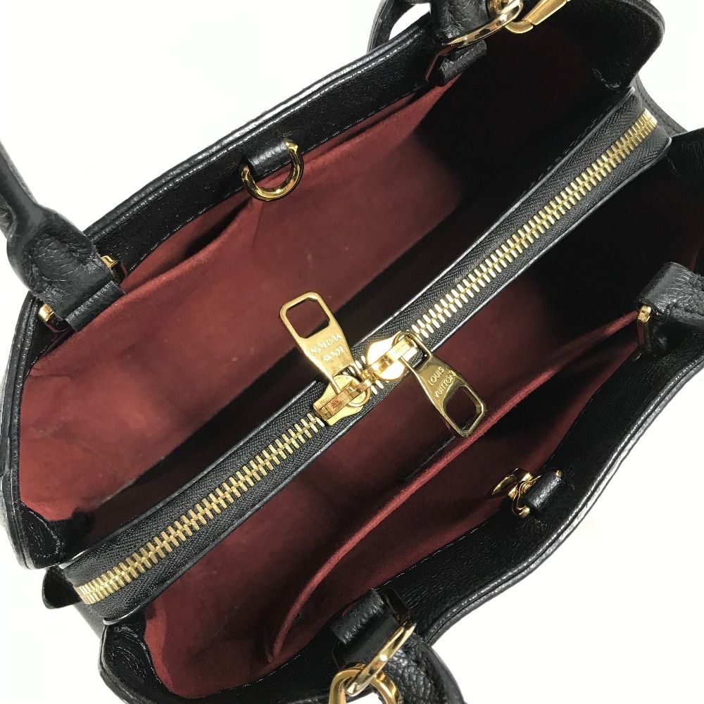 Louis Vuitton Handbag Montaigne BB Monogram Empreinte Leather Noir Black — view 4