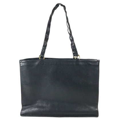 Chanel Shoulder Bag CC Logo Jumbo CC Vintage Leather Black — view 2