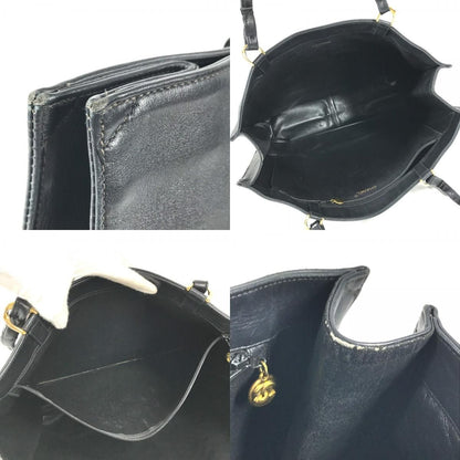 Chanel Shoulder Bag CC Logo Jumbo CC Vintage Leather Black — view 8