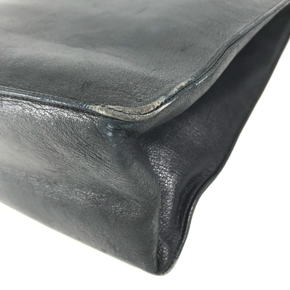 Chanel Shoulder Bag CC Logo Jumbo CC Vintage Leather Black — view 6