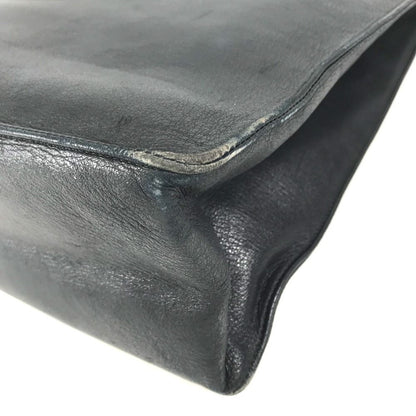 Chanel Shoulder Bag CC Logo Jumbo CC Vintage Leather Black — view 6