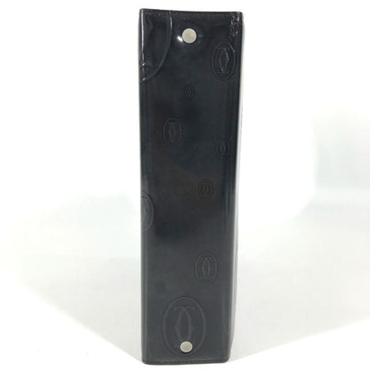 Cartier Agenda Cover Happy Birthday Logo Extra Large Leather Black — view 3
