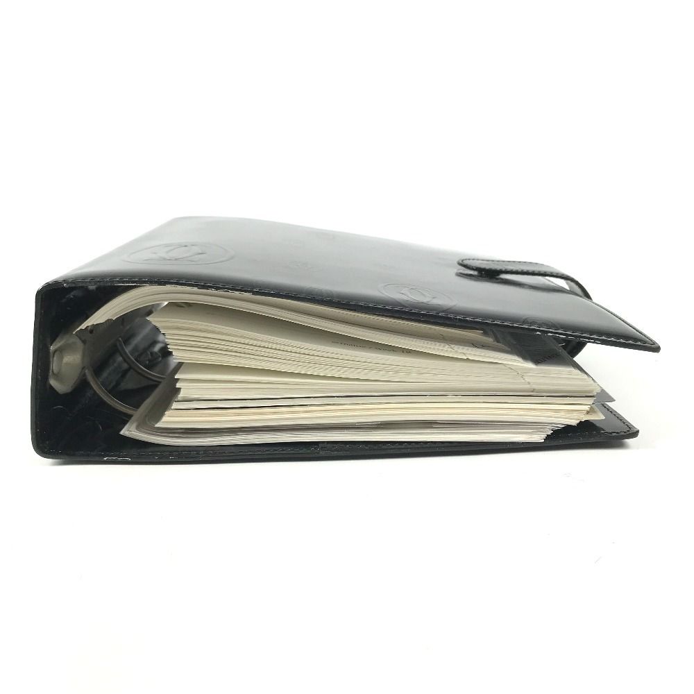 Cartier Agenda Cover Happy Birthday Logo Extra Large Leather Black — view 5