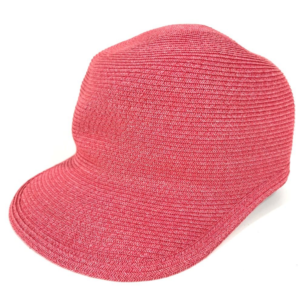 Hermes Cap Emma Summer Cap Series Logo Polyester Pink Hat